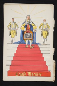 Pubblicità per Grand Marnier, da White Bottoms, pub. 1927 da Sem
